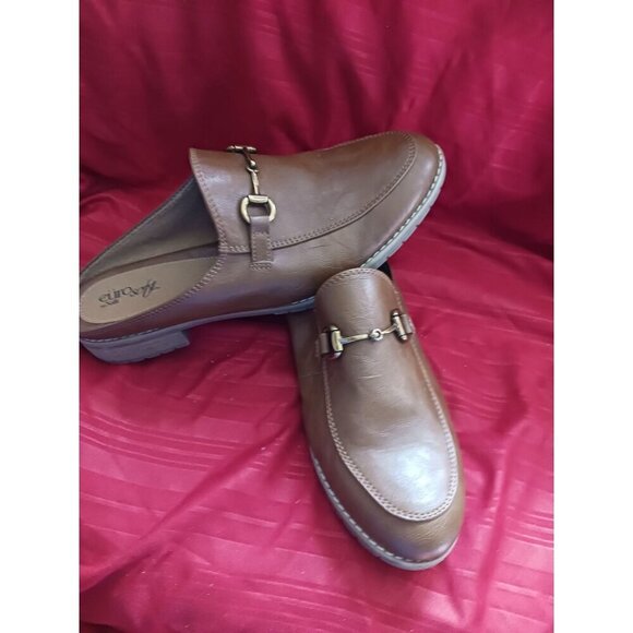 Eurosoft by soft horsebit Equestrian Slip-On Brown color 10M - Picture 9 of 16